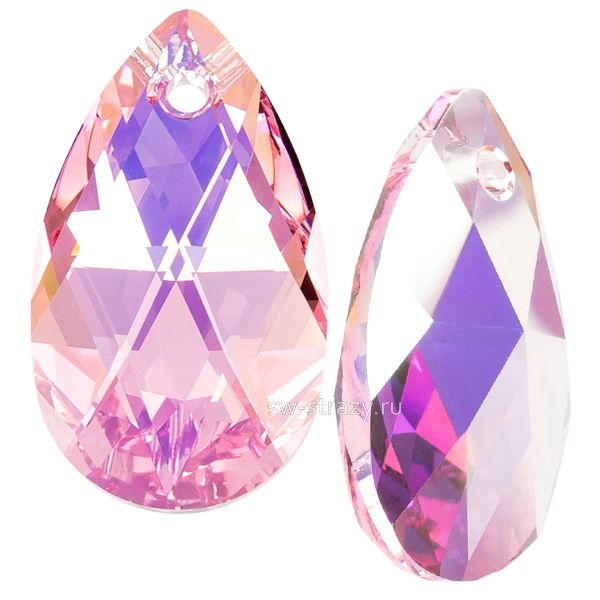 Кулоны 6106 22 mm Light Rose AB