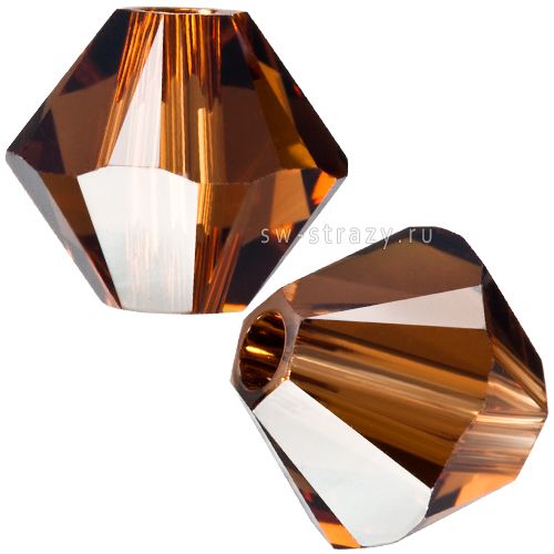 Бусины 5328 5 mm Smoked Topaz