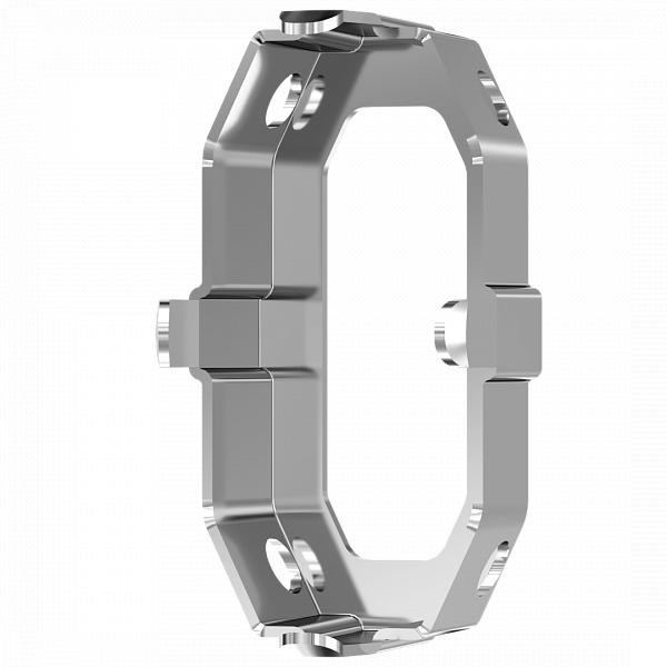 4595/S 8x4 mm 3PH20H Rhodium Plating