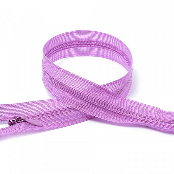 Молния потайная н\р св.сиреневый F172 50 см