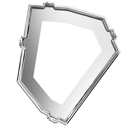 4923/S 28,0*24,0 mm 1PH20H Rhodium Plating