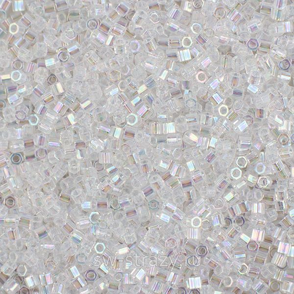 Delica Hexagon 15/0 0051 Crystal AB